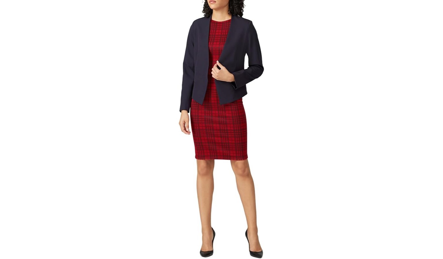 Classic Collarless Blazer by slate and willow